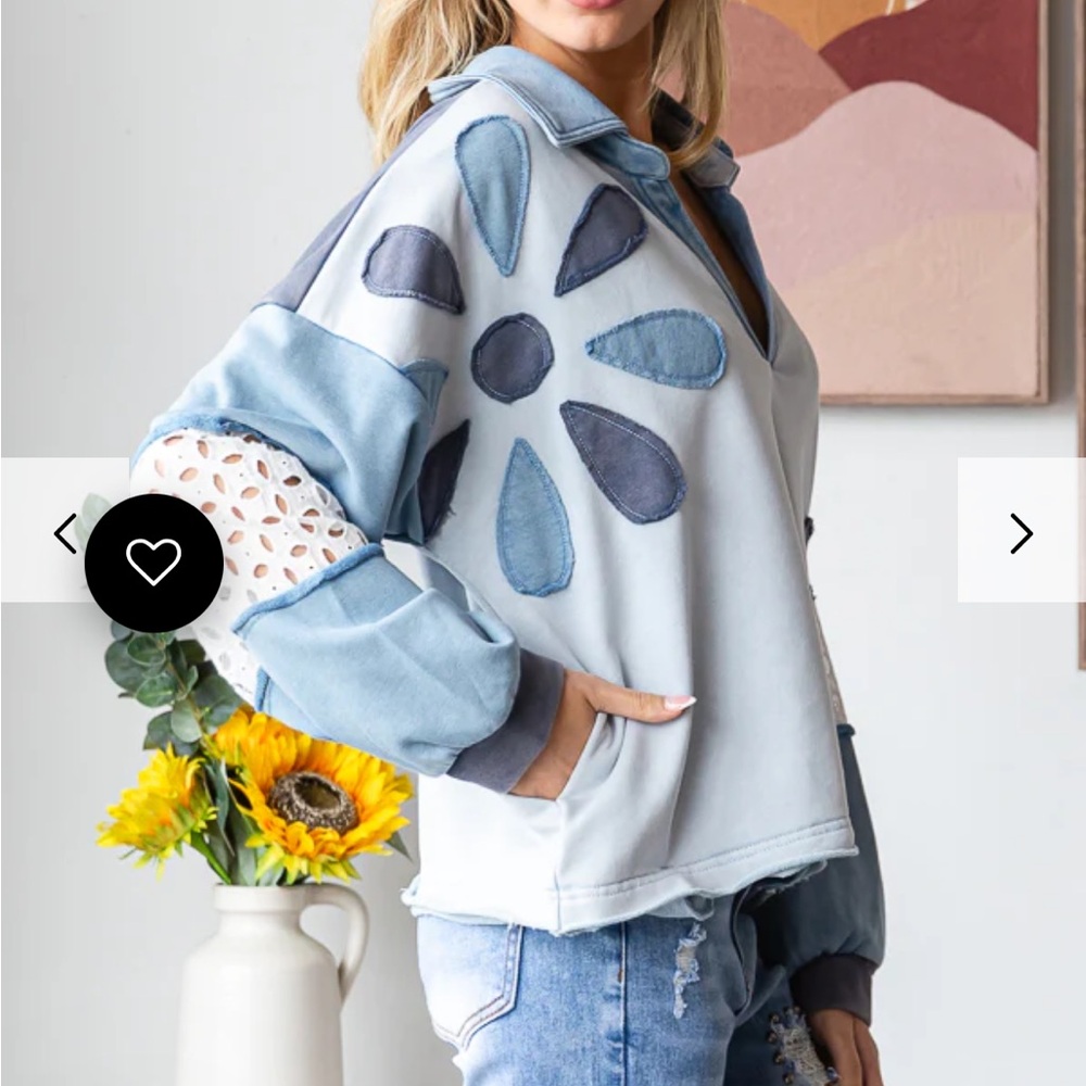 Oli & Hali Daisy Patch Top - Picture 5 of 7